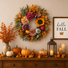 Bohemian Floral Harvest Wreath