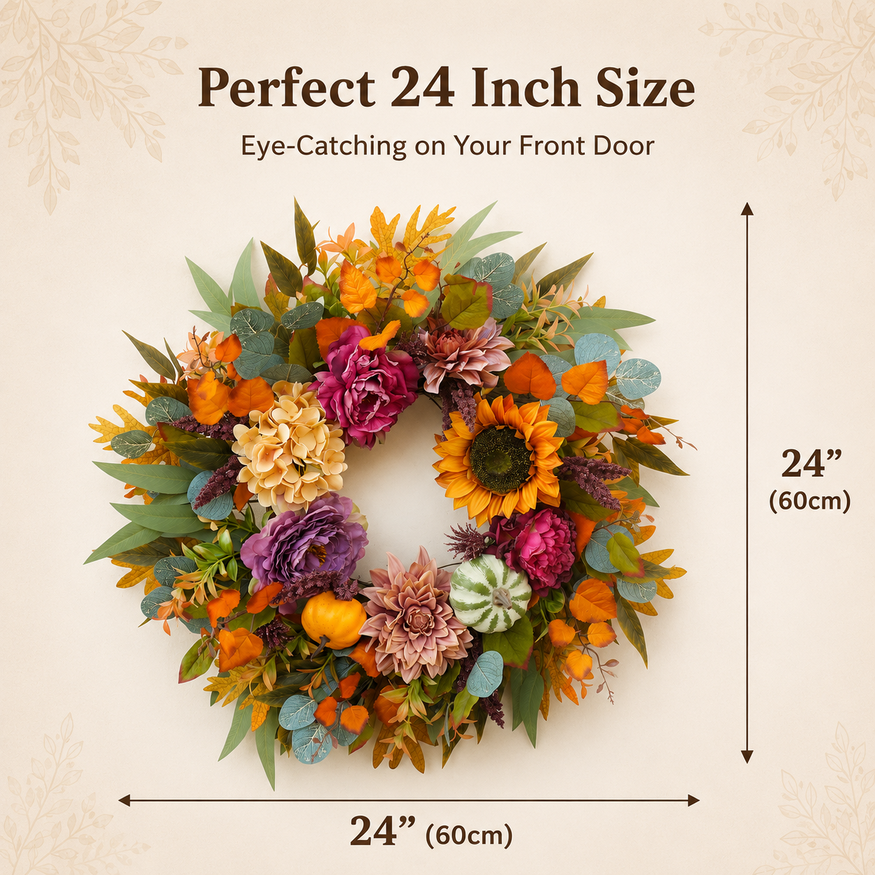Bohemian Floral Harvest Wreath
