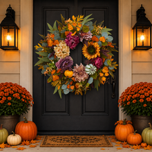 Bohemian Floral Harvest Wreath
