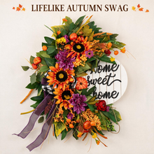 24 Inch Fall Wreath for Front Door - Home Sweet Home